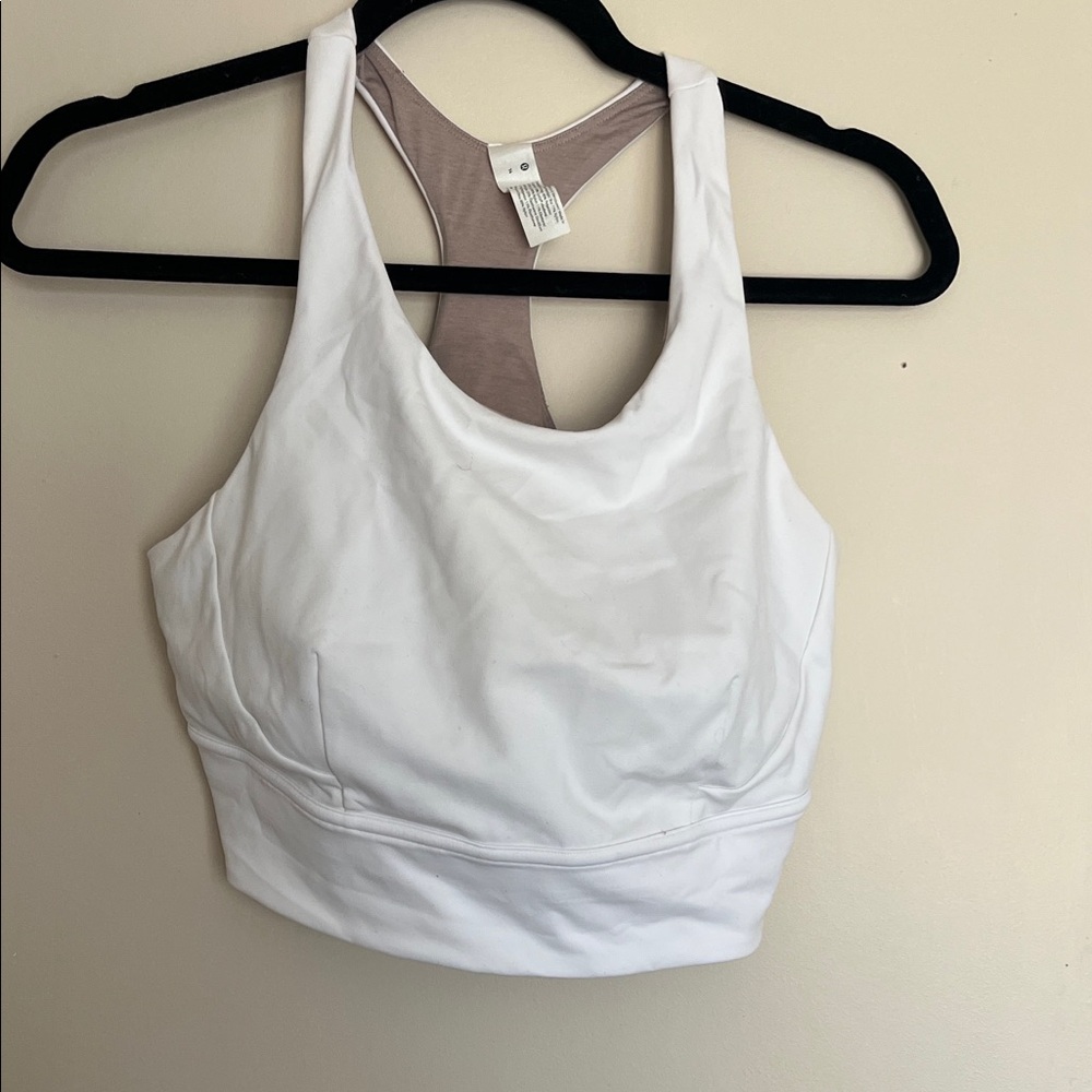 Lululemon Athletica White Sports Bra